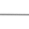 thumbnail image 3 of 14k White Gold 4.30mm Semi-solid 3-Wire Wheat Chain (Weight: 9.27 Grams, Length: 18 Inches), 3 of 4