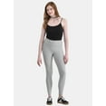 thumbnail image 3 of No Boundaries Faux Sueded Ankle Leggings, 27.5”Inseam, 1 or 2-Pack, Women's & Women's Plus Sizes XXS-4X, 3 of 5