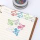 thumbnail image 3 of 24pcs pinzas de papel en forma de avión clips decorativos clips de metal abrazaderas de archivo, 3 of 6
