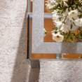 thumbnail image 5 of FFZ Silver Coffee Tables For Living Room With Dazzling Crushed Crystal Border, Clear Glass Rectangle Center Mirrored Finished,Glam Modern Living Room Furniture, 5 of 5