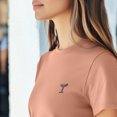 thumbnail image 5 of Dalix Espresso Martini Embroidered Lightweight Relaxed Jersey Tee Summer Cute Food Womens in Terracotta 2XL XX-Large, 5 of 5