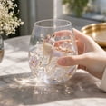 thumbnail image 6 of SLYNSHome Glass Cup with Exquisite Floral and Wildlife Details, Large Capacity Stemless Tumbler for Water Tea and Daily Beverages,Animals and Nature Themed, 6 of 8