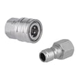 thumbnail image 5 of y Universal Stainless Steel 3/8 inch Quick Connector Set Maximum 4000PSI for Hose, Gun, and Pump Connection, 5 of 5