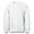 thumbnail image 4 of Hanes Youth Crewneck Sweatshirt GR36 Pullover Fleece Sweater White Color 50/50 Cotton/polyester 2 Pack, XS, 4 of 6