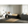 thumbnail image 3 of South Shore Hourra Twin Mates Bed with 3 Drawers, in Gray Oak, 3 of 12