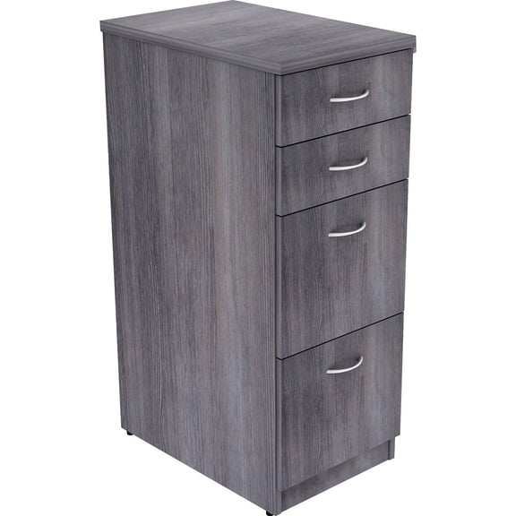 Lorell, LLR16211, Relevance Series Charcoal Laminate Office Furniture, 1 Each