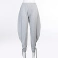 thumbnail image 3 of Babysbule Women's Comfy Loose Pants Casual Color Casual Elastic Waist Pants, 3 of 9
