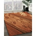 thumbnail image 3 of Ahgly Company Machine Washable Indoor Rectangle Transitional Tomato Red Area Rugs, 2' x 4', 3 of 7