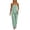 Mint Green, variant on hoksml Women Strapless Asymmetrical Top Wide Leg Pants Two Piece Outfit Vacation Casual Set for Everyday Comfort