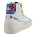 thumbnail image 3 of Nike Blazer Mid '77 (GS) Big Kids' Shoes White-Washed Teal-Metallic Silver dq7773-100, 3 of 6