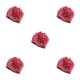 thumbnail image 1 of Guardurnaity Beanie Hat Estilo bohemio Pre-atado Musulmán Hijab Turbante Sombrero ajustable Protección para los oídos Mujeres Bonnet Flor roja Type2 NO2 Guardurnaity CBP380146, 1 of 4