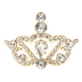 thumbnail image 2 of 1 Pieza Tiara con Accesorio Decorativos para Boda Princesa Diadema para Cumpleaños Oro, 2 of 9
