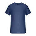 thumbnail image 3 of TOPUUTP Men's Knit T-Shirts Short Sleeve Casual Crewneck Shirts Classic Basic Fashion Pullover Sweater Shirt, 3 of 4