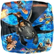 Anagram International HX How to Train Your Dragon Packaged Party Balloons, Multicolor