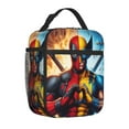 thumbnail image 2 of Deadpool And Wolverine Lunch Bag Portable Insulated Lunch Box Large Capacity Tote Bag Zipper Net Pocket 10 x 8 x 4 Inch., 2 of 3