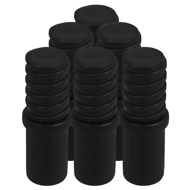 SHISUYAN 6pcs Adjustable Metal Pole Threaded End For Broom Mop And Squeegee Linkage Rod Set For Cleaning Tools Replacement