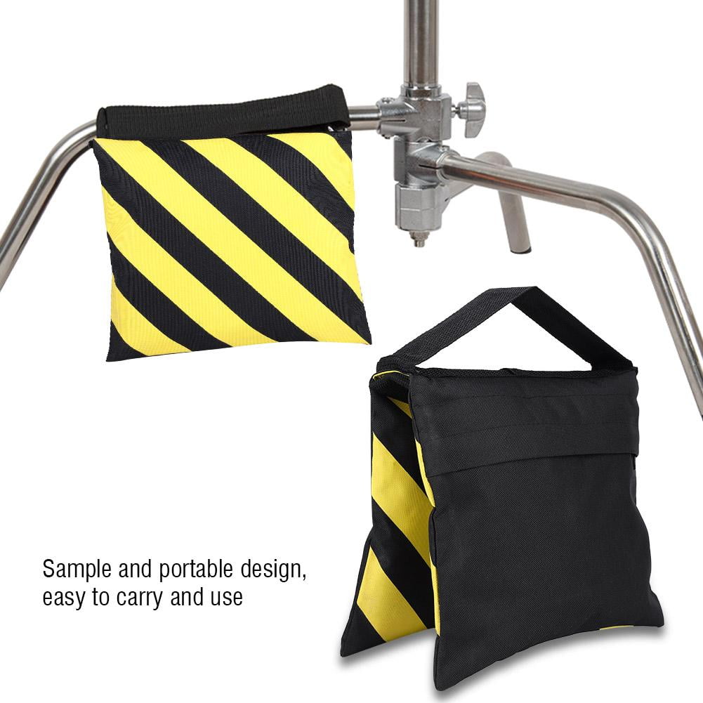 YLSHRF Studio Sand Bag, Sandbag,Yellow & Black Stripes Sand Bag Sandbag
