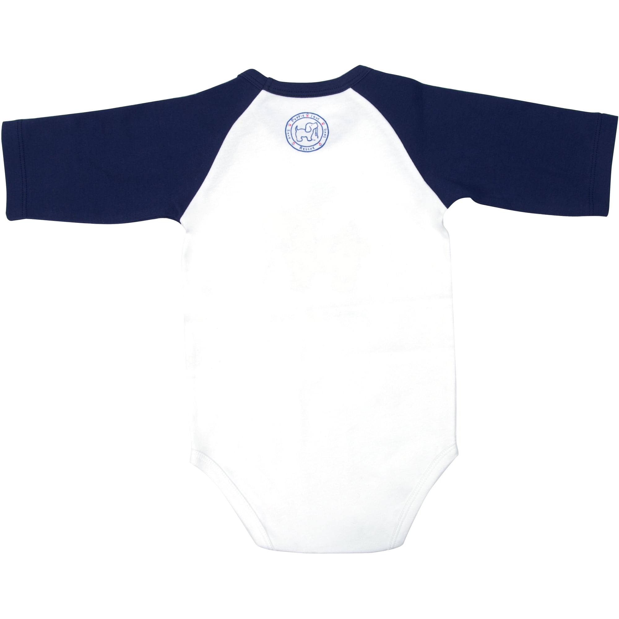 USA - 6-12 Months 3/4 Length Navy Sleeve Onesie