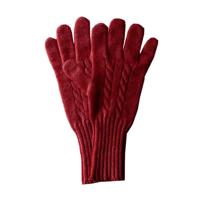 EZLIFE Guantes de punto cálidos y gruesos, guantes largos con protección para la muñeca, guantes cálidos para montar al aire libre F A7U2