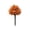 1A - Pumpkin, variant on Clearance! Pumpkin Lawn Stake 20 Inch, Halloween Pathway Decoration, Faux Topiary Tree Yard Ornament, Autumn Harvest Walkway Border Spike