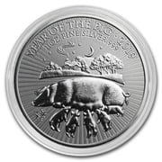 2019 Great Britain 1 oz Silver Year of the Pig BU