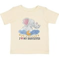 thumbnail image 3 of Inktastic I Love My Babysitter Elephant Family Boys or Girls Baby T-Shirt, 3 of 5