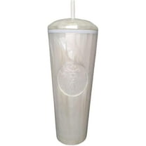 Starbucks White Pearl Dome Kaleidoscope 2022 Tumbler Cold Cup Venti 24oz