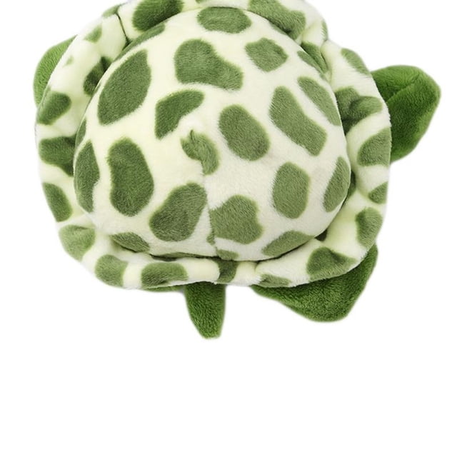 Tortuga de peluche de 20 cm con dibujos animados, juguete de tortuga de ojos grandes verdes, tortuga de peluche, juguete de regalo para bebé