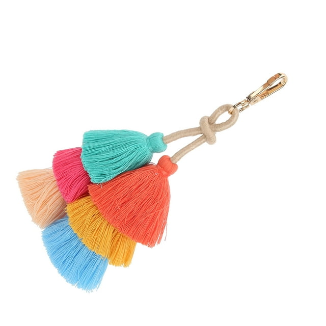 Porte-clés Hardware, Tassel Pendentif Bricolage Pompon Portable Pompons Personnalisés