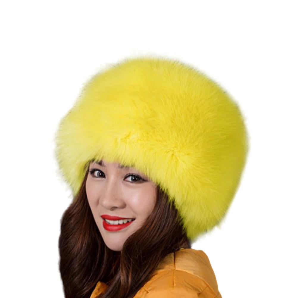 Russian Faux Fur Hat Winter Comfy Faux 