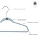 thumbnail image 2 of Paquete de 25 Perchas de Terciopelo para Nios, Antideslizantes, Ahorro de Espacio, Ropa para Nios, Camisas, Pantalones, Vestidos, Guardera, Almacenamiento y Organizacin, 2 of 6