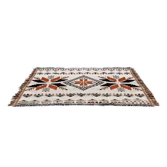 Manta para exteriores, para acampar, a prueba de humedad, gruesa, estilo étnico, para picnic, alfombra vintage para acampar