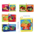 thumbnail image 3 of Soft Book Fabric Baby Cloth Books Early Education Toys 8 Page, 3 of 6