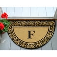 thumbnail image 4 of Heavy Duty Coir Door Mat Bella, Monogram F - 22" x 36", 4 of 4