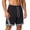 Black, variant on Admvng Mens Basketball Shorts Summer Casual Solid Breathable Shorts with Pockets