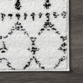 thumbnail image 5 of nuLOOM Moroccan Blythe White and Black 8' x 10' Transitional Area Rug, 5 of 9