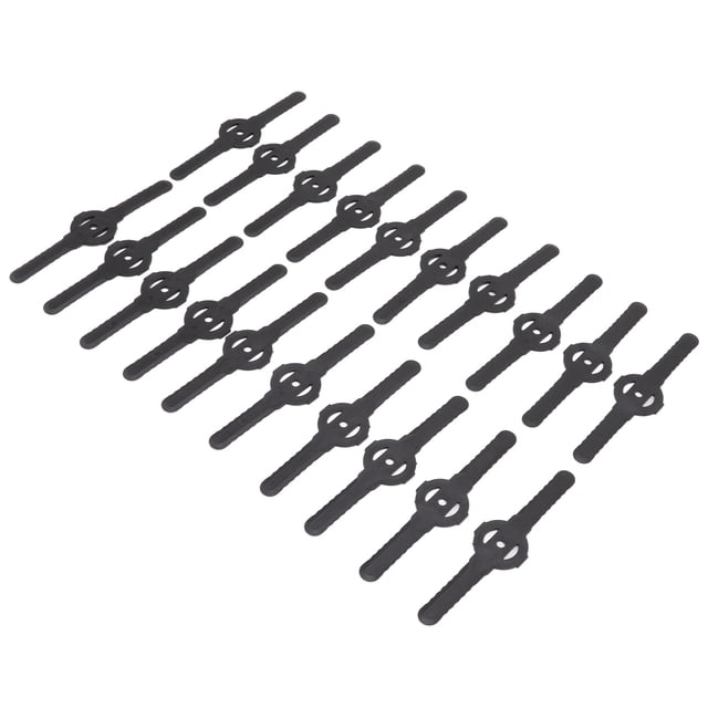 Mower Blades,20Pcs Plastic Lawn Mower String Trimmer Head Blades Lawn Mower Blades Ultimate Reliability