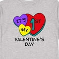 thumbnail image 4 of Inktastic 1st Valentine's Day Hearts Boys or Girls Long Sleeve Toddler T-Shirt, 4 of 5