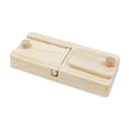 thumbnail image 1 of Wooden Enrichment Foraging Toy Feeding Toys for Rabbit Chinchilla Guinea Pig style A, 1 of 8