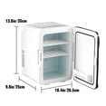VEVOR Mini Fridge, 10 Liter Portable Cooler Warmer, AC/DC Skincare