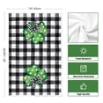 thumbnail image 7 of Sm:)e Buffalo Plaid Shamrocks Lucky Truck St. Patrick's Day Kitchen Towels Dish Towels, 18x26 Inch Seasonal Spring Decoration Hand Towels Set of 4, 7 of 7