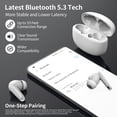 thumbnail image 4 of Auriculares Bluetooth 5.3 APETOO para Samsung S22 S23 Ultra, 4 of 7