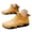 Yellow, variant on Women's Men's Low Top Rain Boots Waterproof Rubber Wide Toe Slip on Deck Garden Shoes for Boating Camping Farming Outdoor Work (7,Yellow)