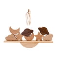 thumbnail image 1 of Juegos de Bloques de Equilibrio, Juguetes Apilables de Madera, Juegos Educativos, Juego de Equilibrio de Madera para , Regalos de Cumpleaños para estrella SM SunniMix Juguetes apiladores, 1 of 8
