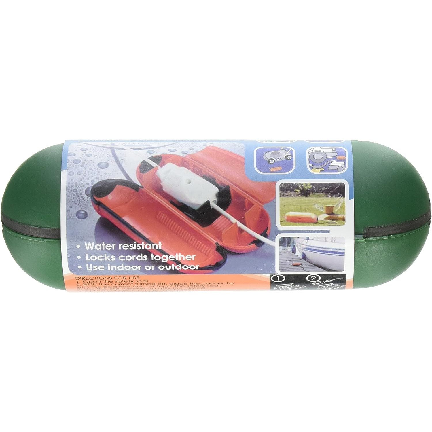 Extension Cord Safety Seal Green Set Of 2