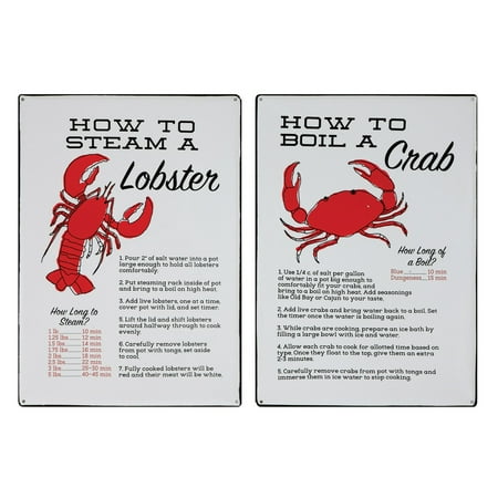 3r Studios How To Steam Lobster And Boil Crab Wall Decor 3r Studios How To Steam Lobster And Boil Crab Wall Decor
