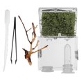 thumbnail image 2 of Reptile Breeding Box with Dropper and Forceps Pet Terrarium Transparent Case, 2 of 4