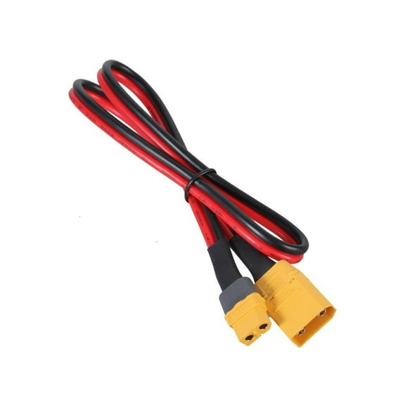 SIEYIO XT60 Female to XT90 Male Connectors Cord, 2ft to 12ft Adapter Cable 12AWG Extension Wire Extender Line for Solar Panel