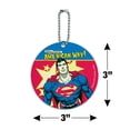 thumbnail image 6 of Superman The American Way Round Luggage ID Tag Card Suitcase Carry-On, 6 of 8