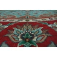thumbnail image 4 of Wali Kashan Green/Red Round Rug, 6'0" x 5'10", 4 of 5